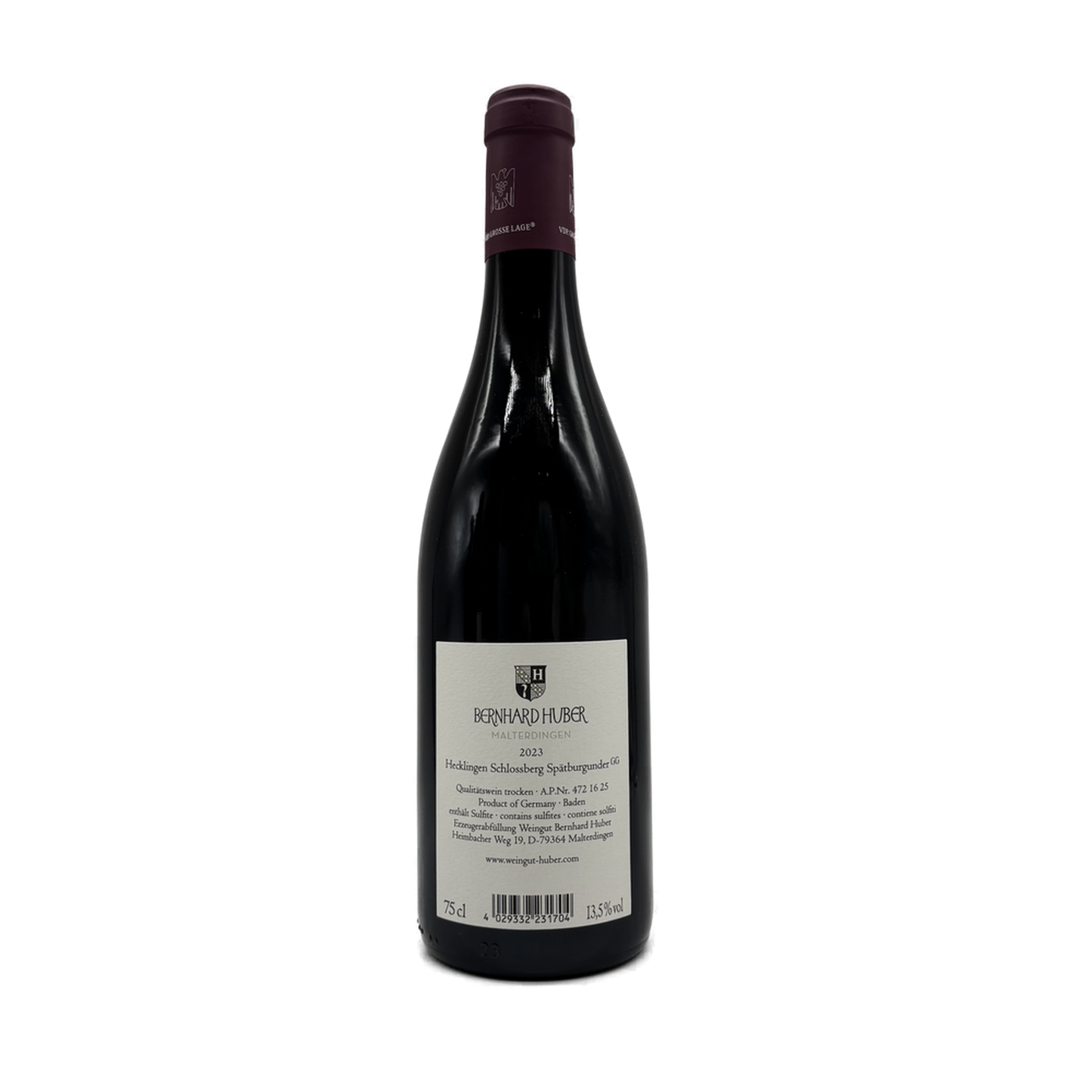 Weingut Bernhard Huber | Schlossberg GG Spätburgunder | 2023