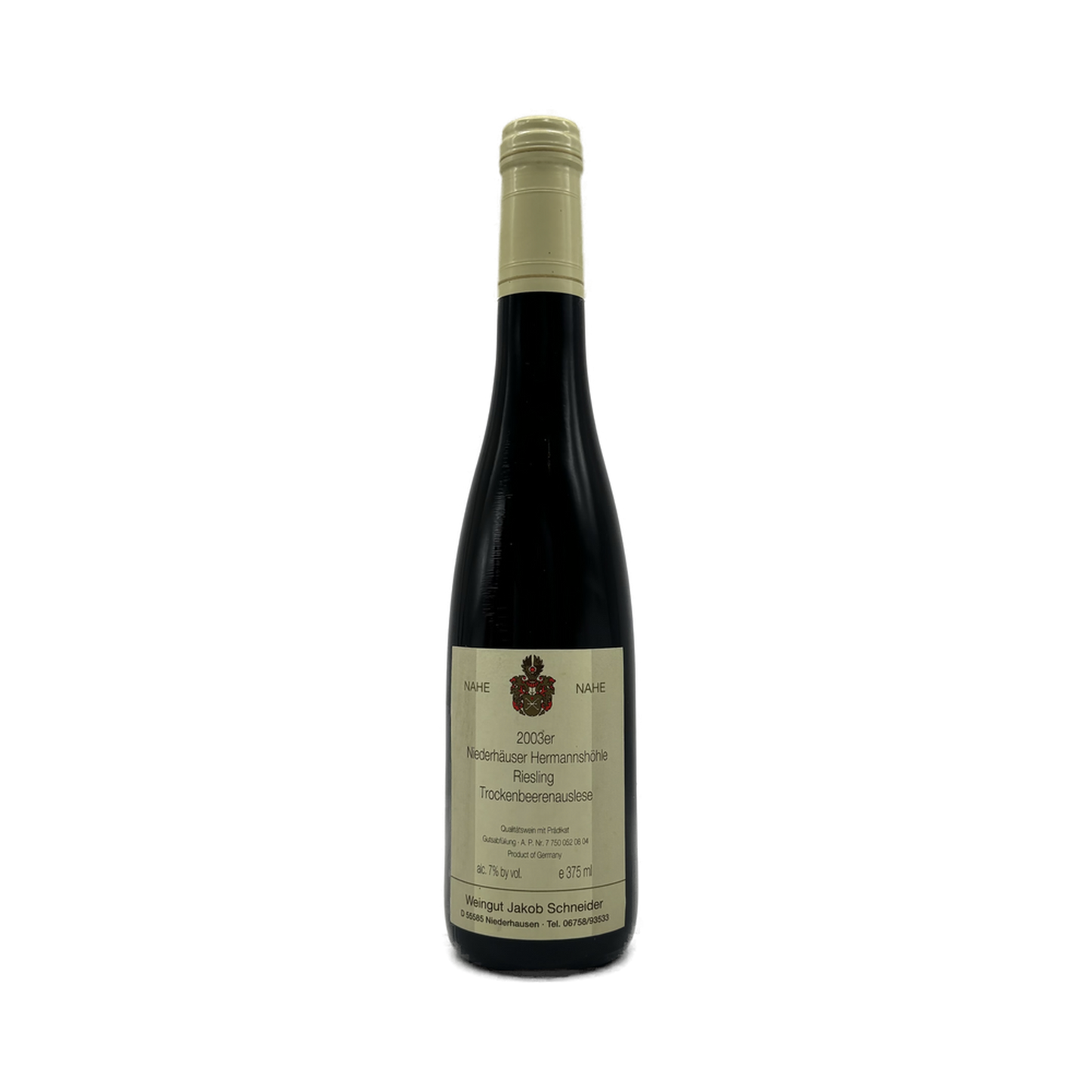 Weingut Jakob Schneider | Niederhäuser Hermannshöhle Riesling Trockenbeerenauslese | 375ml | 2003