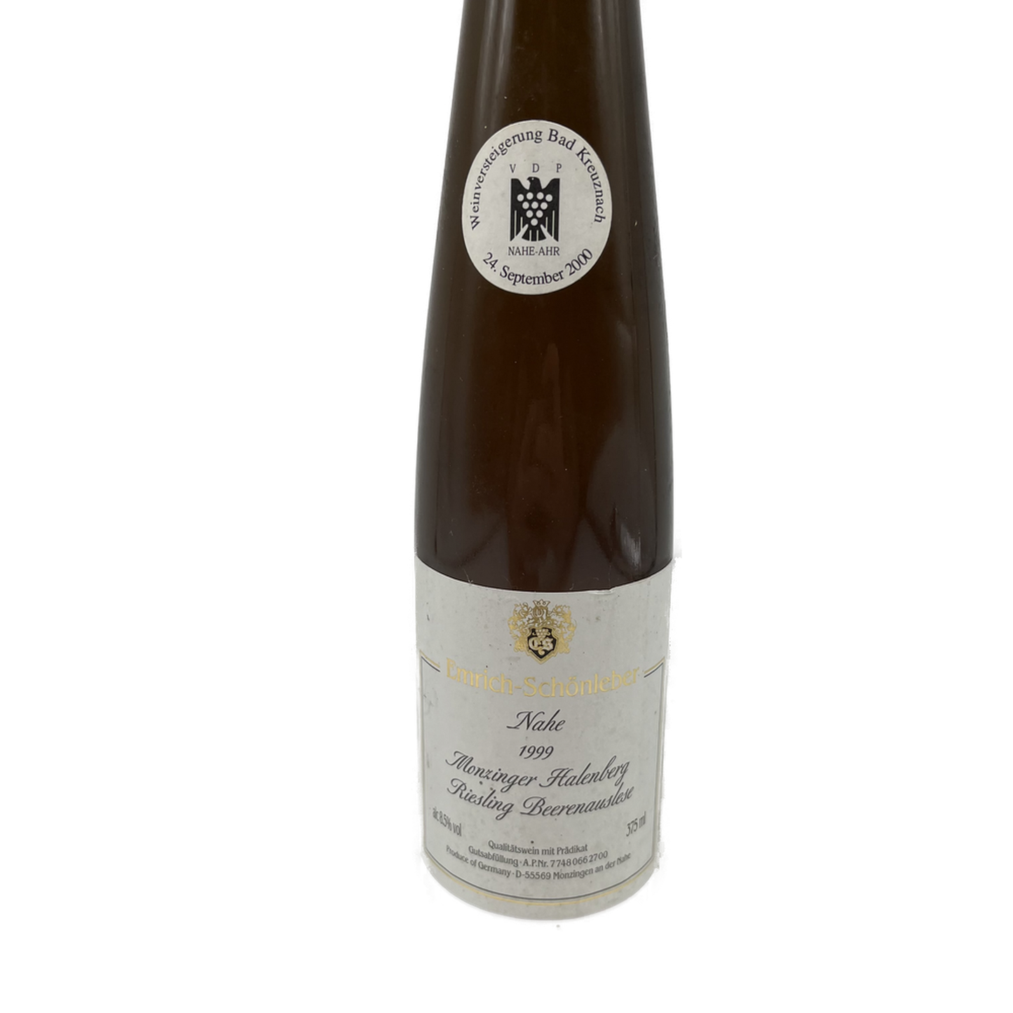 Weingut Emrich-Schonleber | Monzinger Halenberg Riesling Beerenauslese "Versteigerungswein" | 375ml | 1999