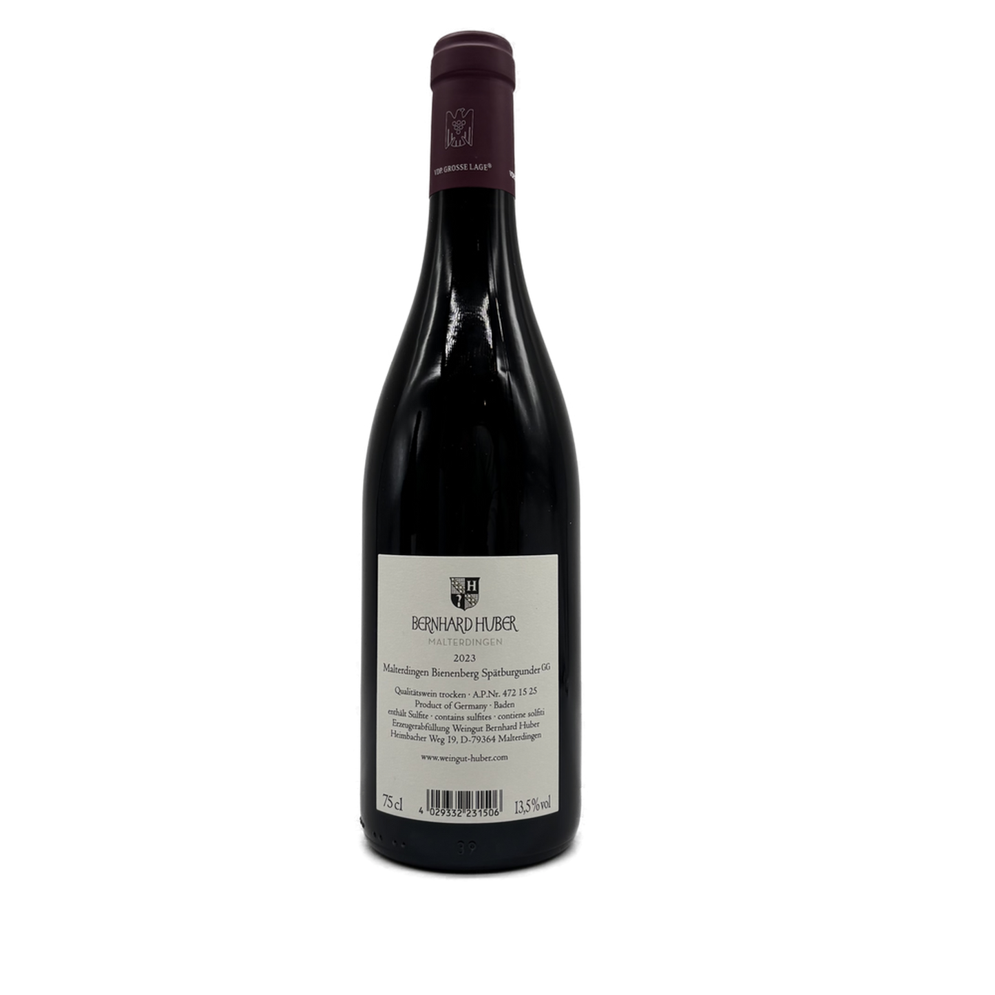 Weingut Bernhard Huber | Malterdinger Bienenberg GG Spätburgunder | 2023