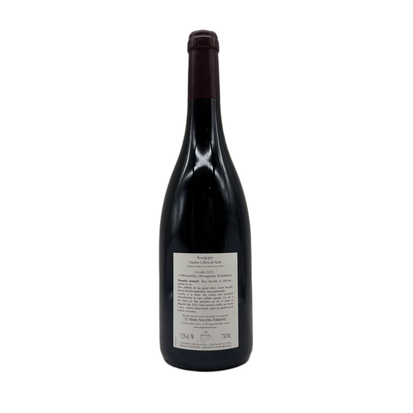 Domaine Henri Naudin-Ferrand | Bourgogne Hautes Cotes de Nuits Rouge Myosotis Arvensis | 2023