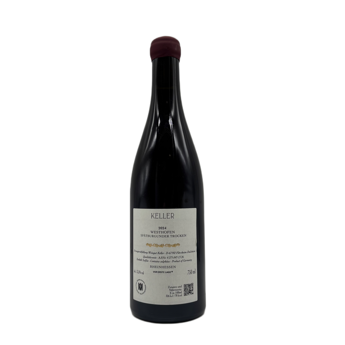 Weingut Keller | Westhofen Spätburgunder 1. Lage | 2024