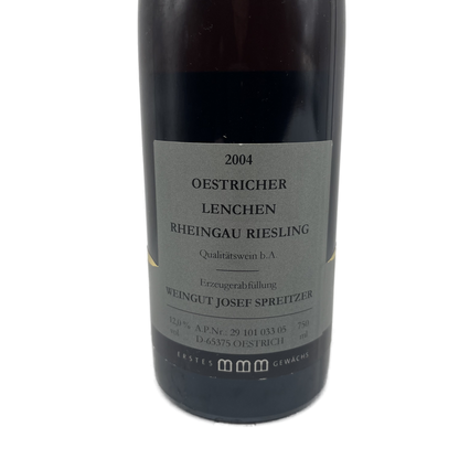 Weingut Josef Spreitzer | Oestricher Lenchen Riesling | 2004