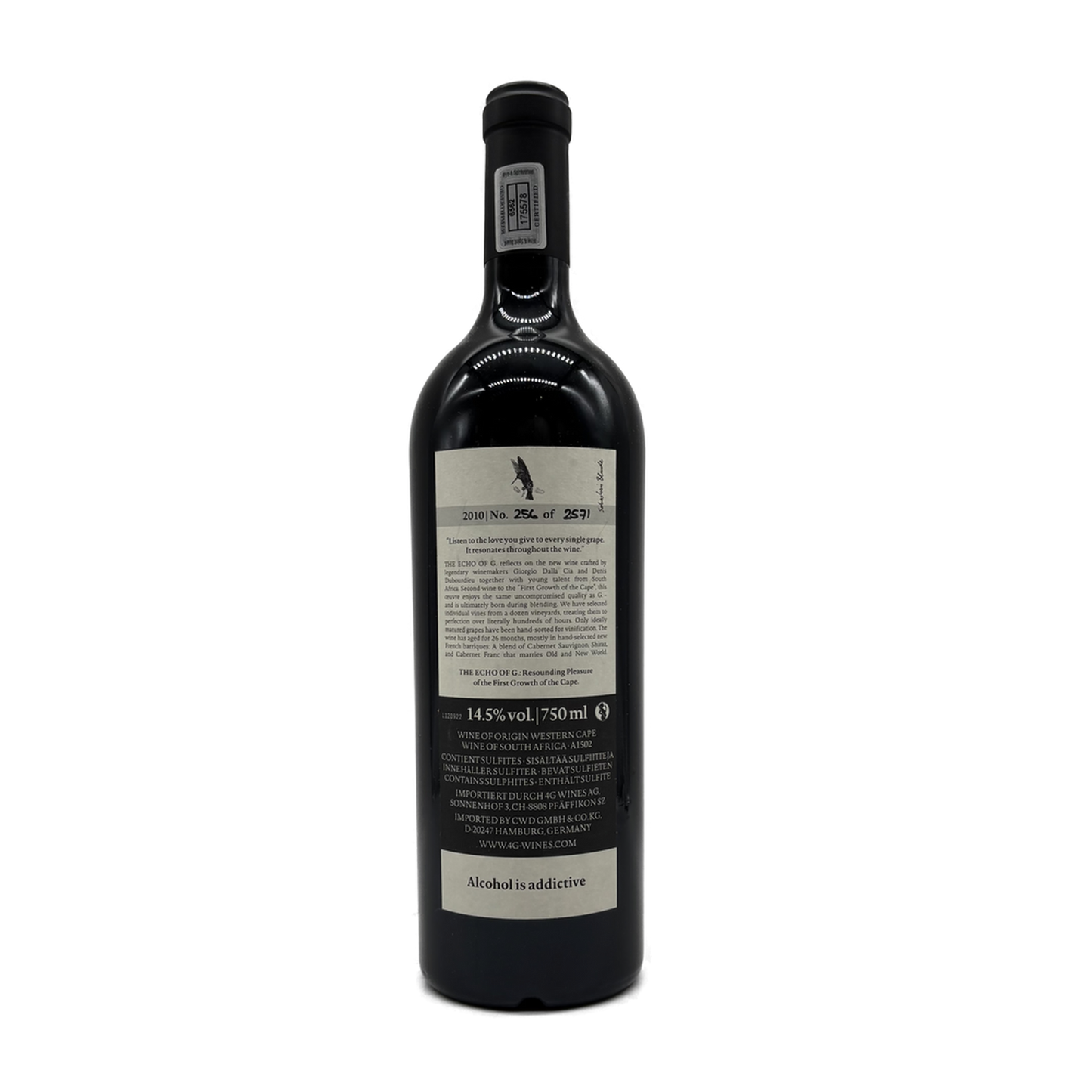4G Wines | The Echo Of G Red | 2010