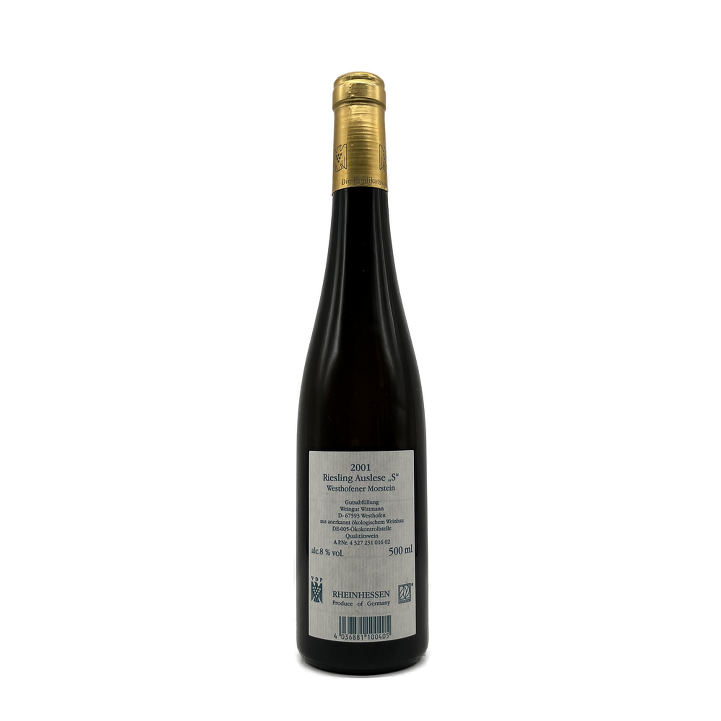 Wittmann | Morstein Riesling Auslese "S" | 2001